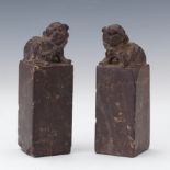 Antique Chinese Soapstone Shoushan Seals