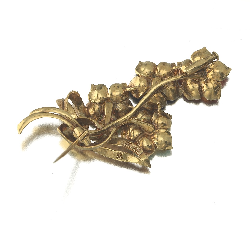 Ladies' Gold, Enamel and Diamond Brooch - Image 6 of 6