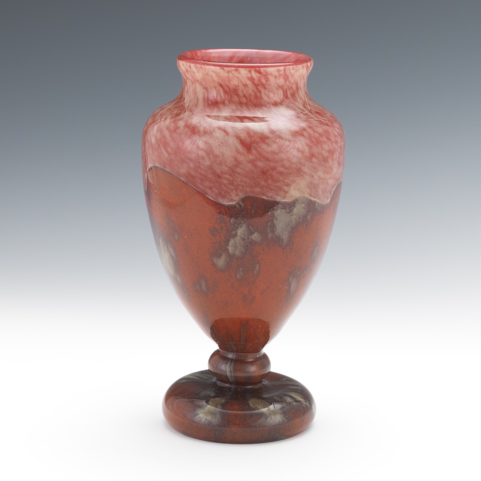 Schneider Glass Baluster Vase - Image 2 of 8
