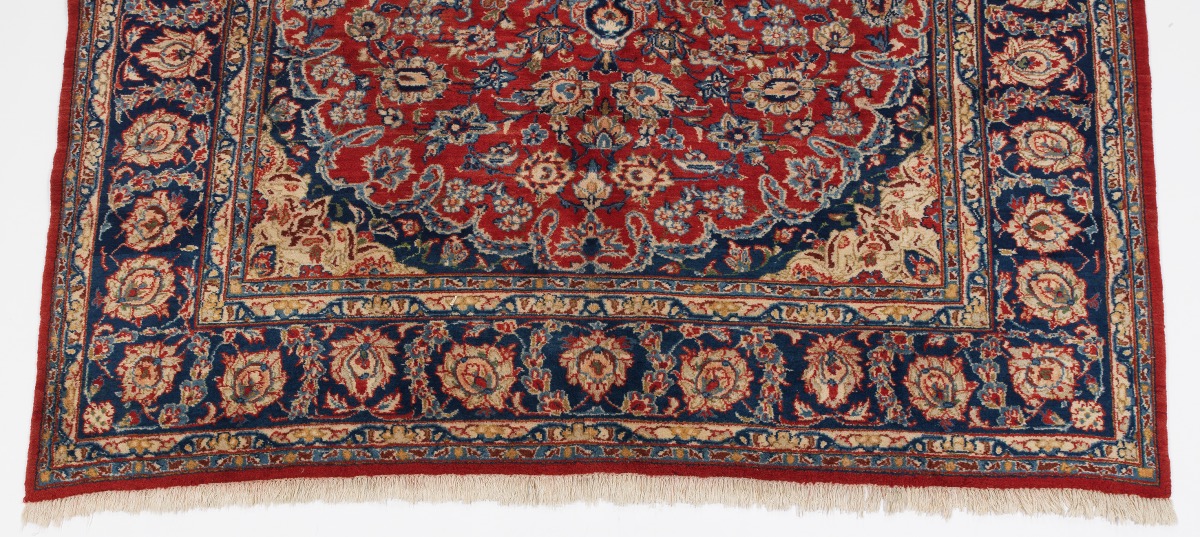 Semi-Antique Isfahan Carpet - Image 2 of 3