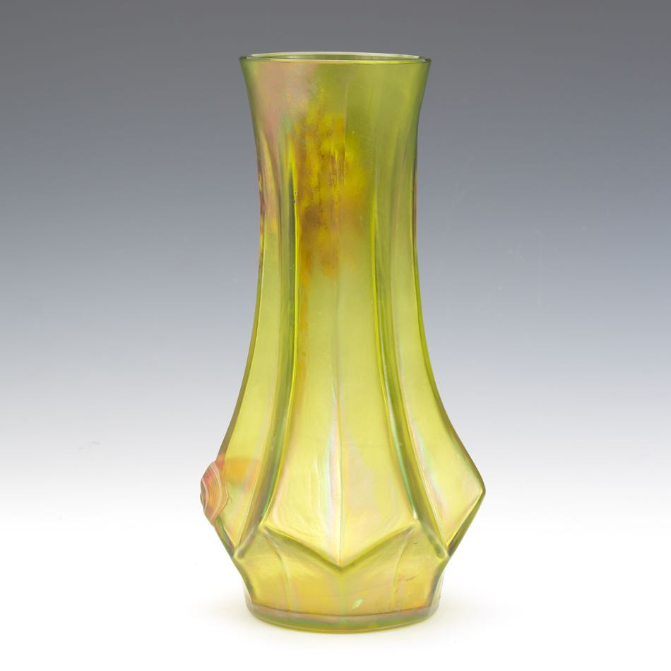 Art Nouveau Loetz-Type Iridescent Glass Vase - Image 3 of 8