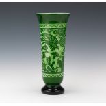 A Cristalleries de Nancy Vase, M. Guerycolas, ca. 1920's