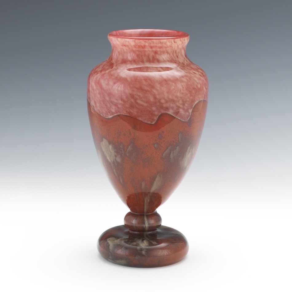 Schneider Glass Baluster Vase - Image 5 of 8