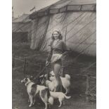 Vintage Circus Photograph, In the Manner of Diane Arbus or Nina Leen, ca. Late 1940's