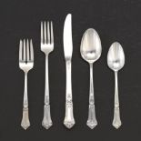 State House Sterling Silver Tableware Service for Twelve, "Stately" Pattern, ca. Middle 20th Century