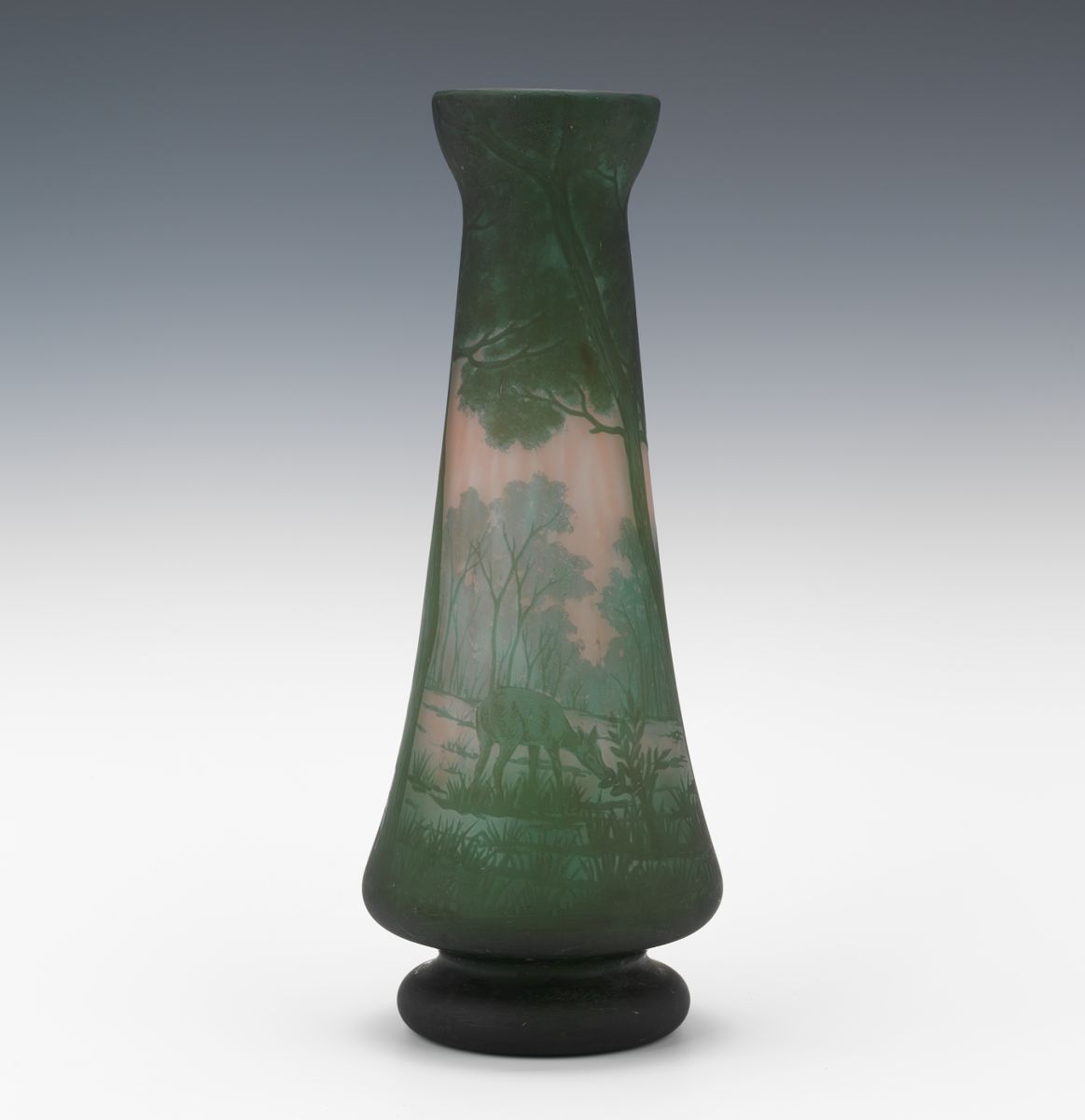 Gauthier Cameo Glass Scenic Vase - Image 4 of 11