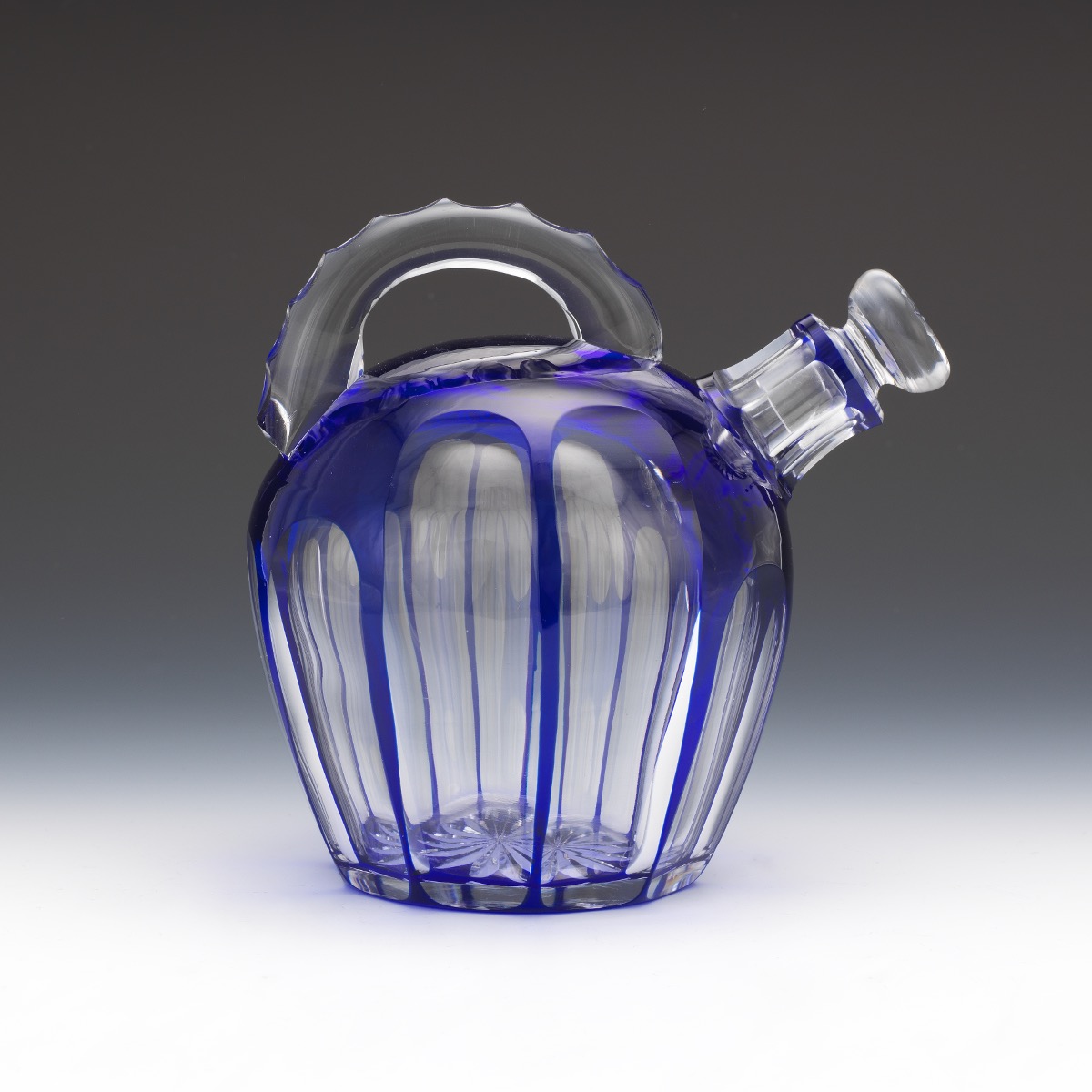 Bohemian Cut Glass Round Cognac Decanter - Image 2 of 7