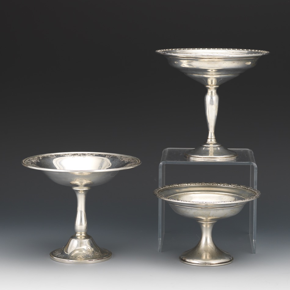 Three Sterling Silver Weighted Candy Dishes, Including Gorham, Alvin and Mueck Carey, ca. Middle 20 - Image 4 of 7
