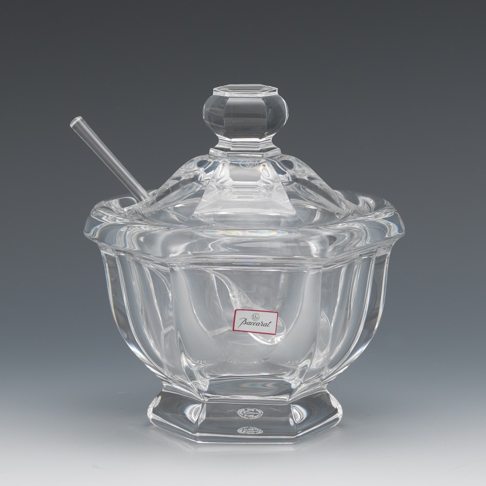 Baccarat Jam Jar, "Missouri" Pattern, ca. 20th Century - Image 3 of 7