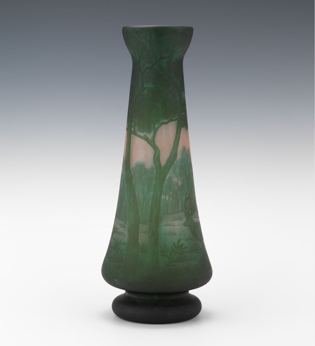 Gauthier Cameo Glass Scenic Vase - Image 2 of 11