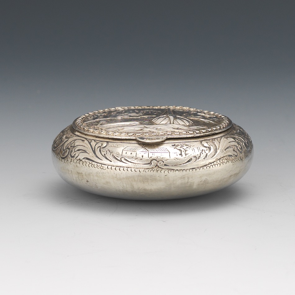 German or Dutch 800 Silver Bonboniere, ca. 19th Century - Image 3 of 8