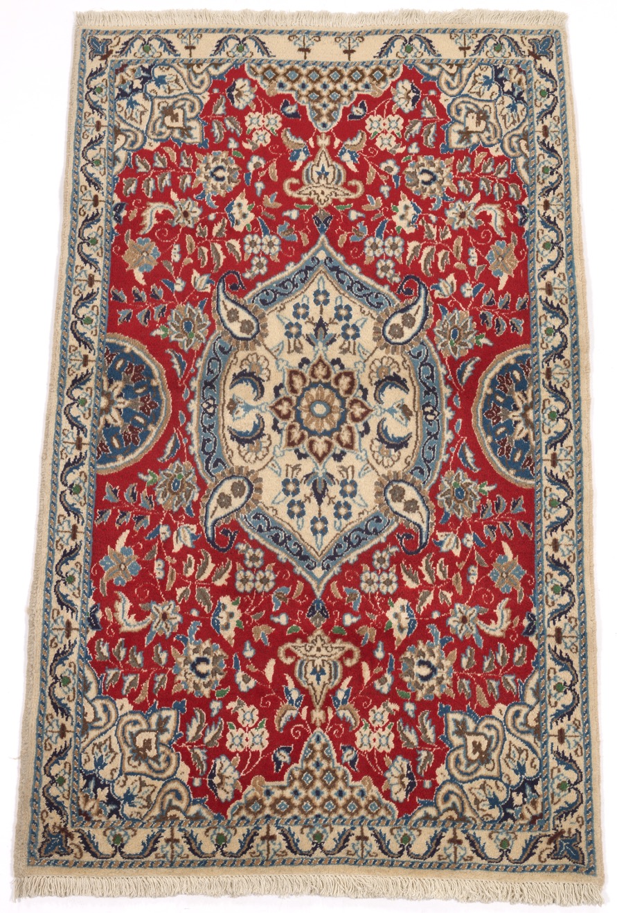 Nain Silk and Wool Carpet