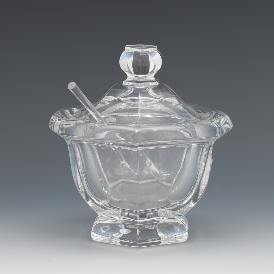 Baccarat Jam Jar, "Missouri" Pattern, ca. 20th Century - Image 2 of 7