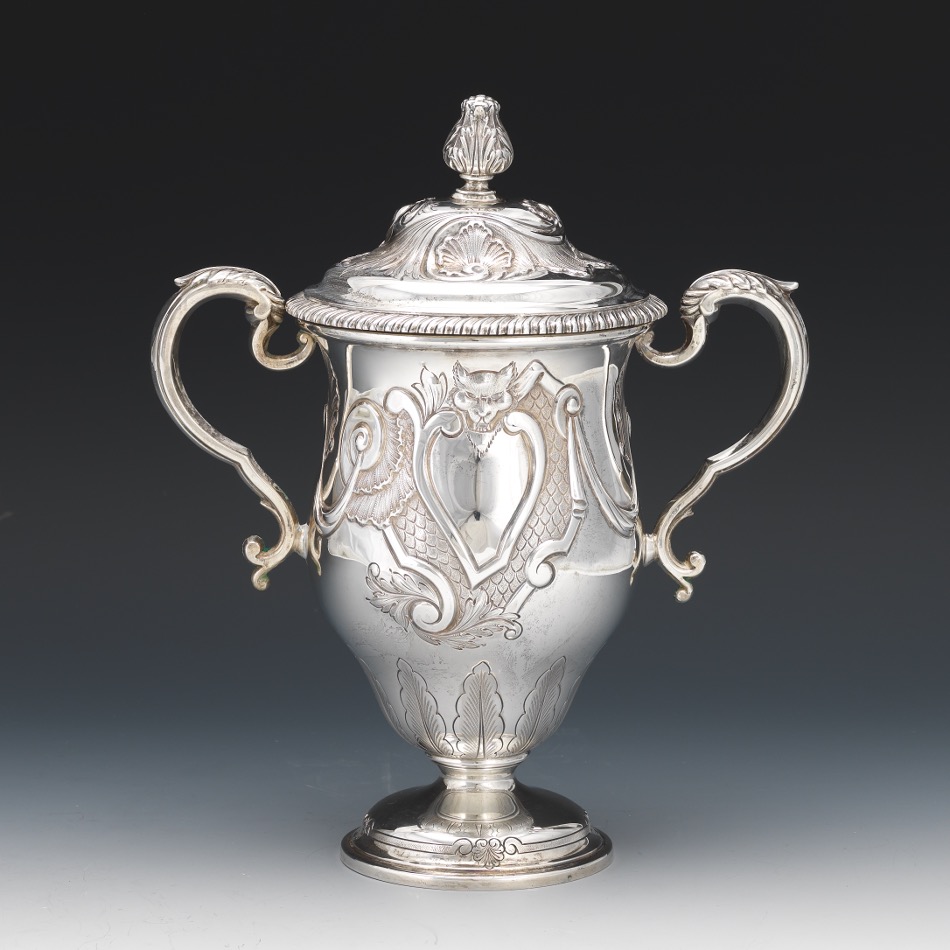 Mappin and Webb Sterling Silver Loving cup Golf Trophy, London, ca.1927 - Image 3 of 7