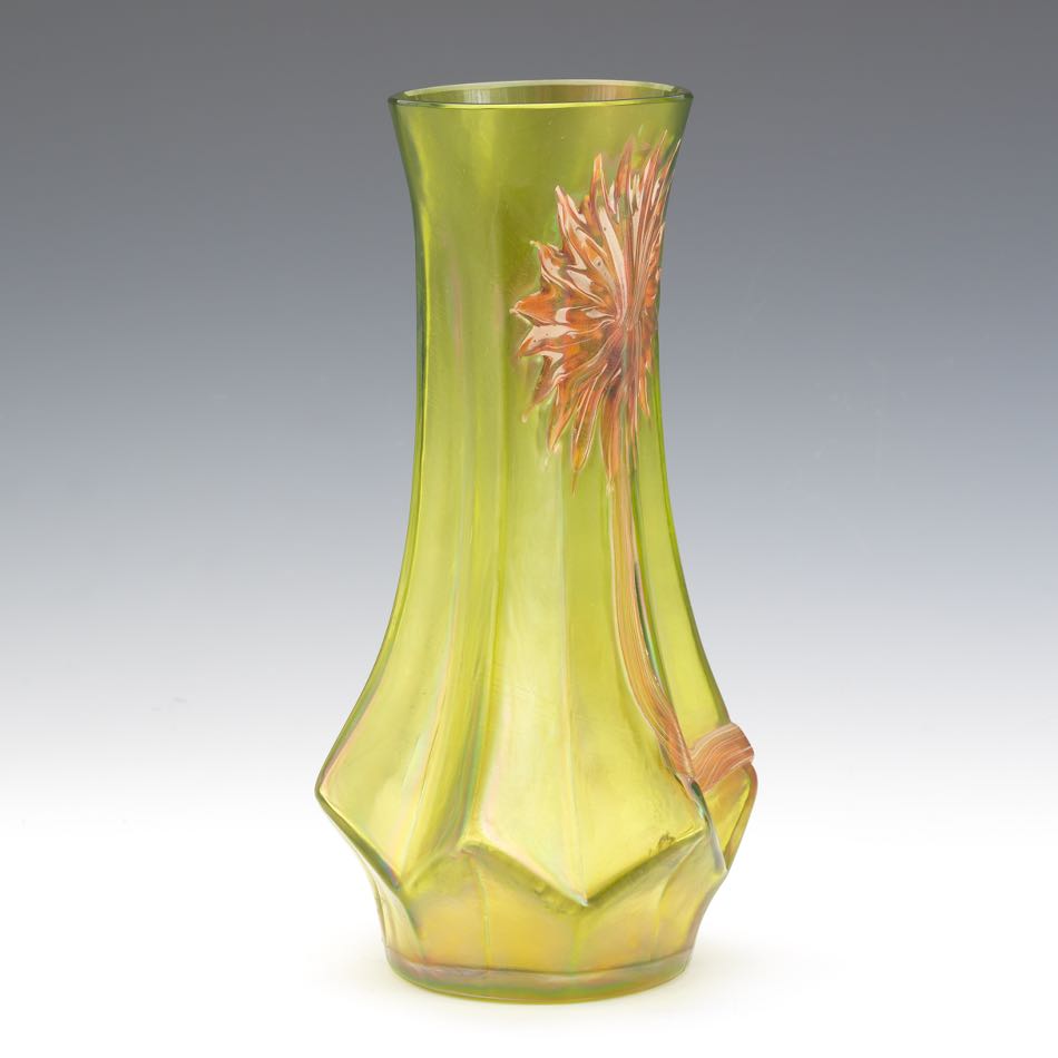 Art Nouveau Loetz-Type Iridescent Glass Vase - Image 5 of 8