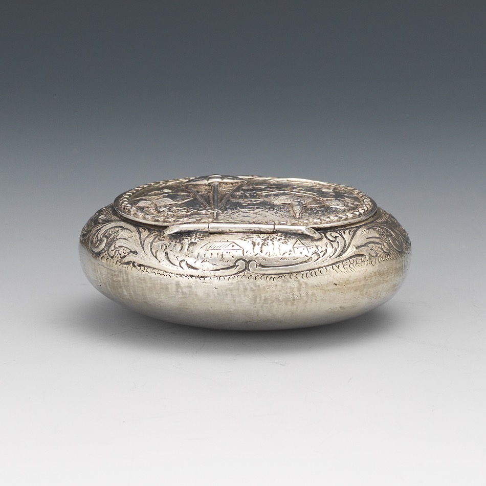 German or Dutch 800 Silver Bonboniere, ca. 19th Century - Image 5 of 8