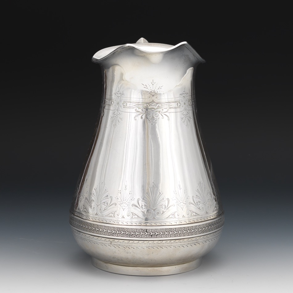 Gorham Water Pitcher, dated 1869 - Image 2 of 7