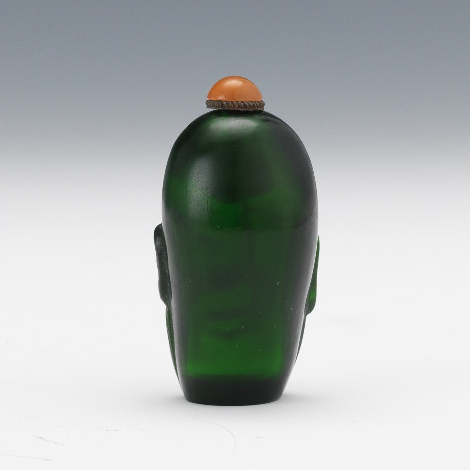 Peking Glass Lohan Snuff Bottle - Image 3 of 3