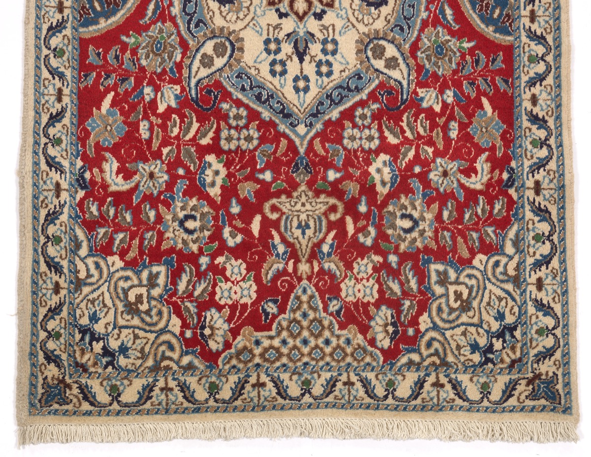 Nain Silk and Wool Carpet - Image 2 of 3