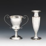Two Gorham and Black, Starr and Frost Sterling Silver Golf Trophies, ca. Early 20th Century.
