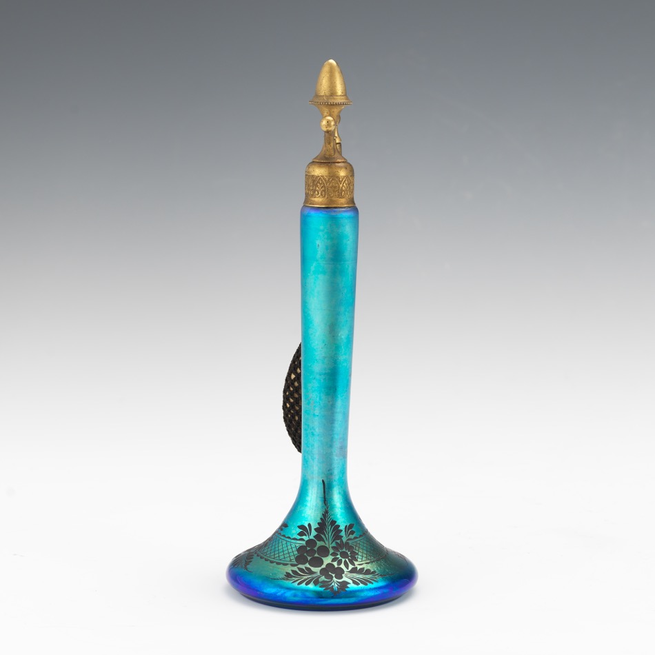 Wheelcut Art Glass De Vilbis / Steuben Atomizer - Image 4 of 8