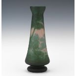 Gauthier Cameo Glass Scenic Vase