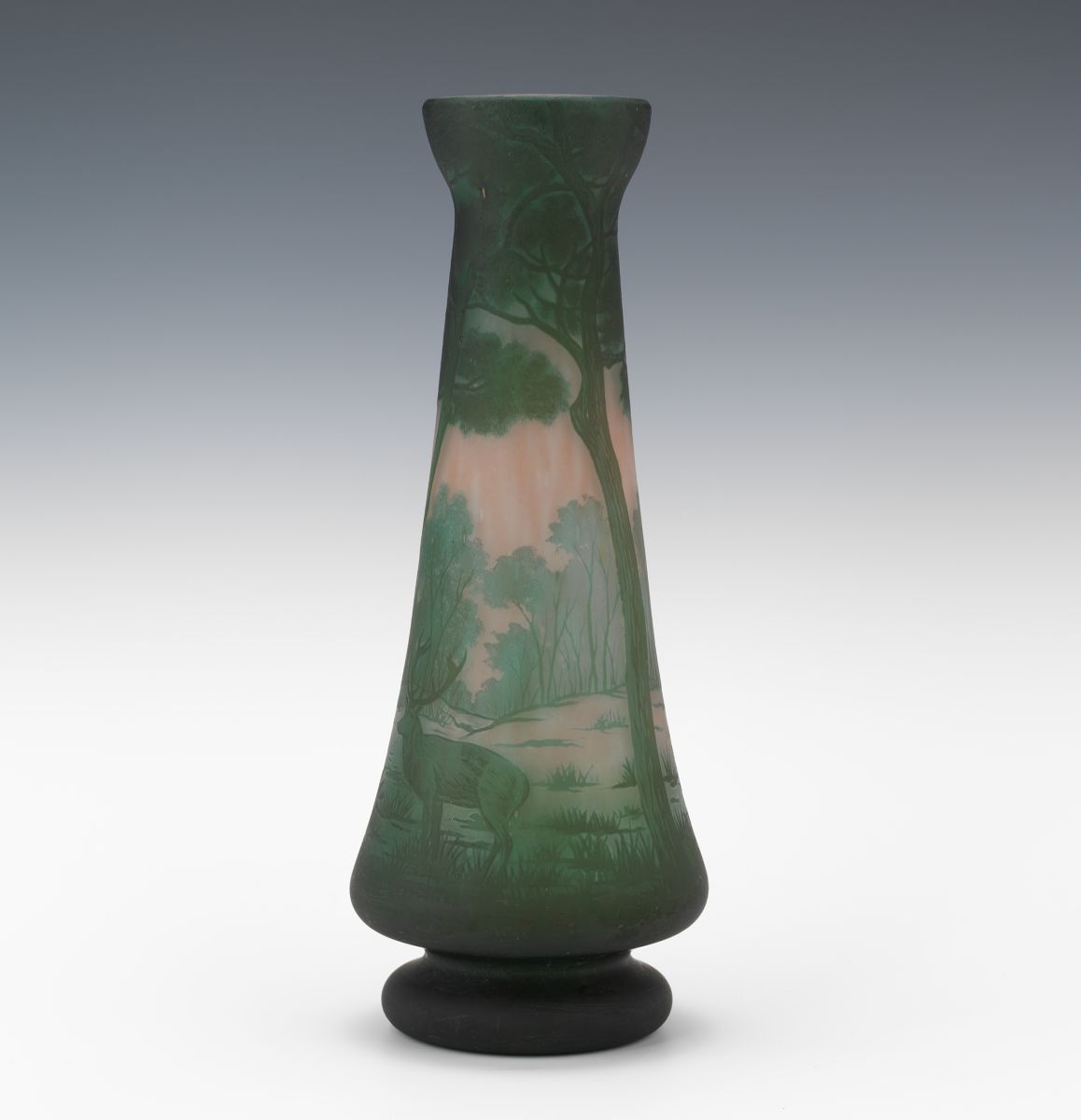 Gauthier Cameo Glass Scenic Vase - Image 6 of 11