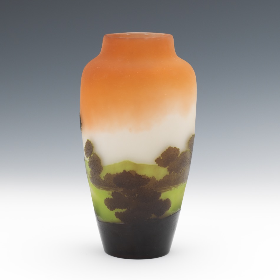 Galle Glass Vase - Image 3 of 8
