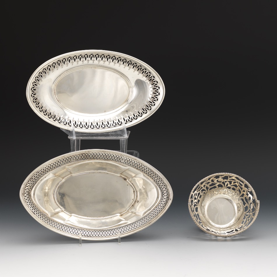 Group of Three Sterling Silver Table Objects by Gorham and Whiting Mfg. Co. - Image 4 of 5