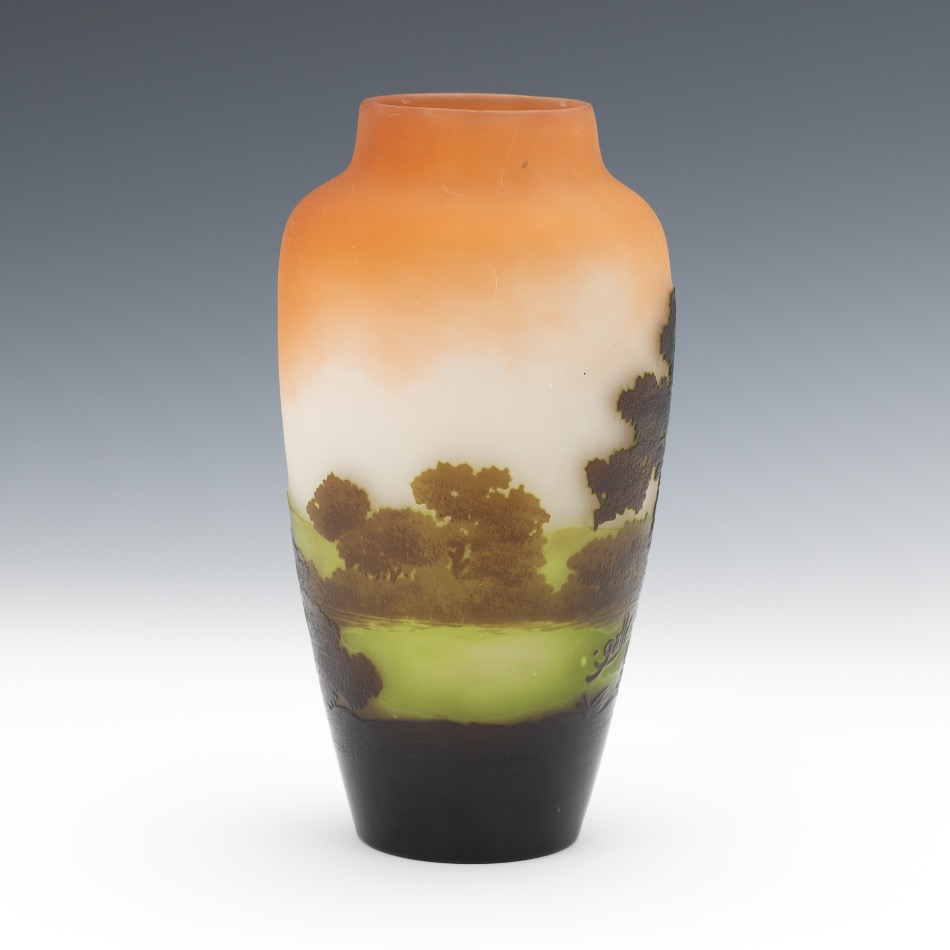 Galle Glass Vase - Image 4 of 8