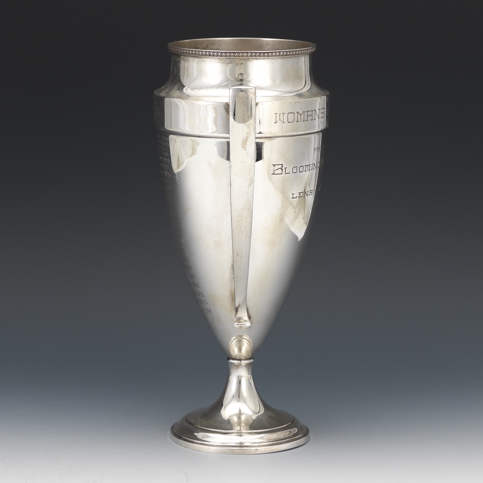 Richard Wallace and Sons Sterling Silver Loving Cup Golf Trophy, ca. 1920 - Image 4 of 7