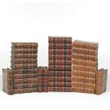 A Collection of Decorative Leather Bound Book Sets by Thackery, Scott and Irving