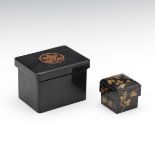 Two Japanese Lacquer Boxes