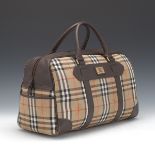 Burberry Haymarket Check Carry On Travel Bag