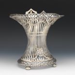 English Sterling Silver Basket, London, 1909