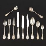 RARE! 108 Pieces Tiffany Japanese (or Audubon) Pattern Sterling Silver Flatware