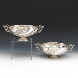 Paul Storr George III Another Pair of Sterling Silver Renaissance Revival Footed Bowls, London, dat