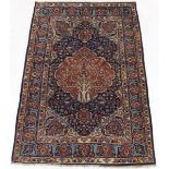 Very Fine Jaypour Hand Knotted Tree of Life Carpet