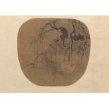 Chinese Ink on Silk Drawing