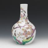 Chinese Porcelain Bottle Vase with Birds