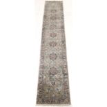 Pure Silk Hand Knotted Sino Persian Ghum (Qum) Runner