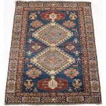 Fine Afgani Caucasian Kazak Pictorial Carpet