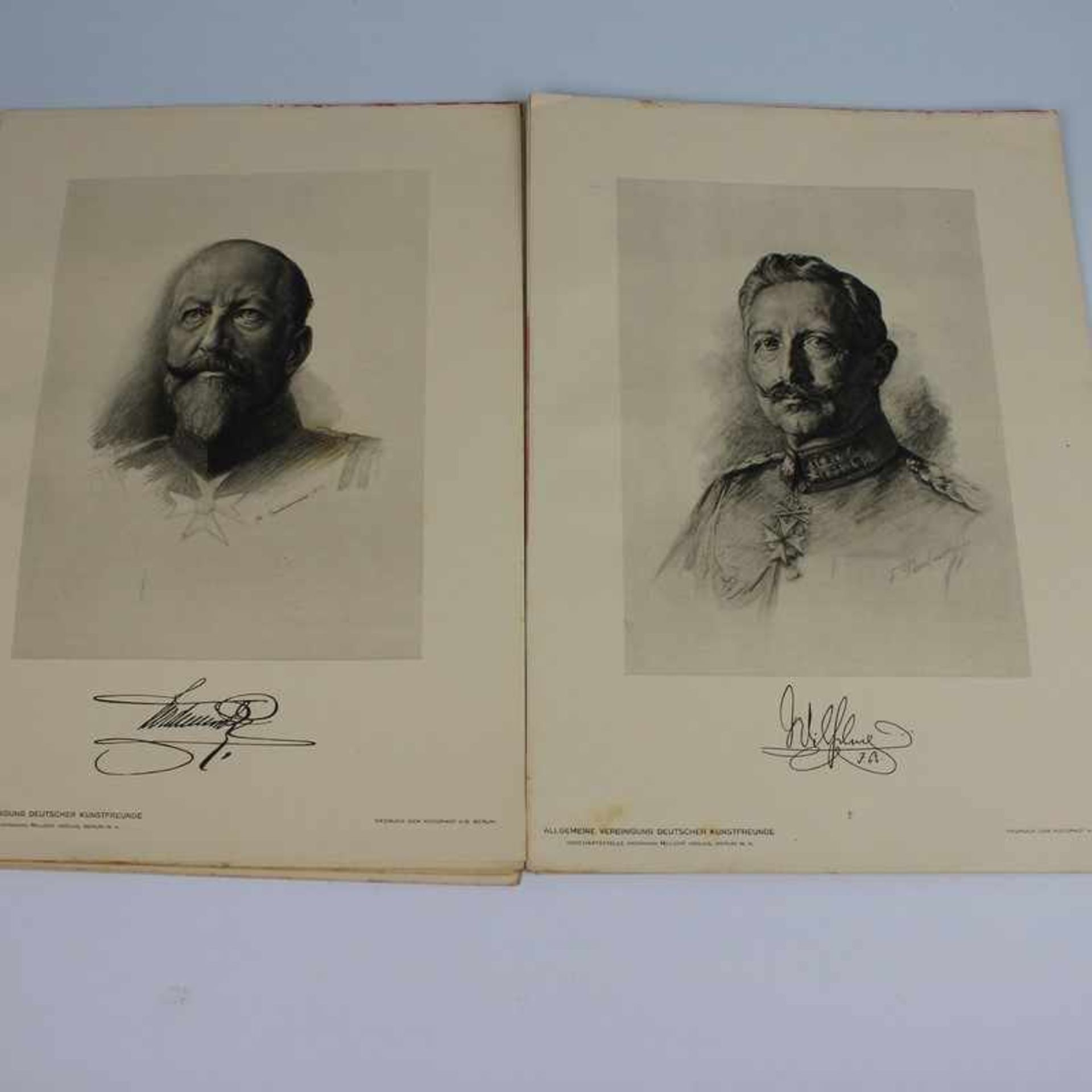 Bilder -Dt.Reich ca. 18 St., s./w. Bilder der berühmten Persönlichkeiten, z.B. Kaiser Wilhelm,