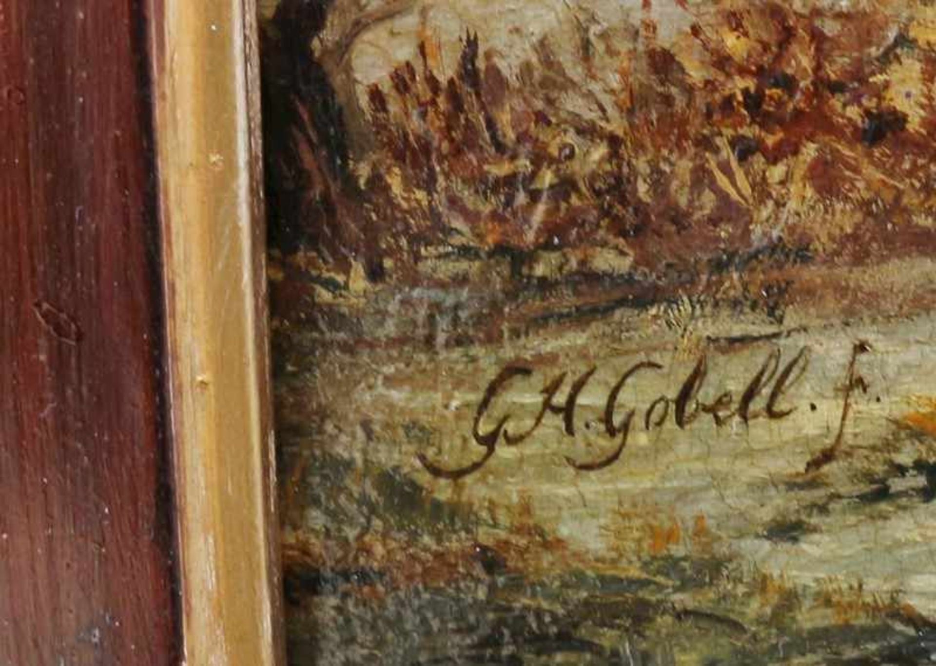 Göbell, Gerrit Hendrik 1786 Raalte - 1833 Deventer, niederländischer Landschaftsmaler, Studium an - Bild 2 aus 5