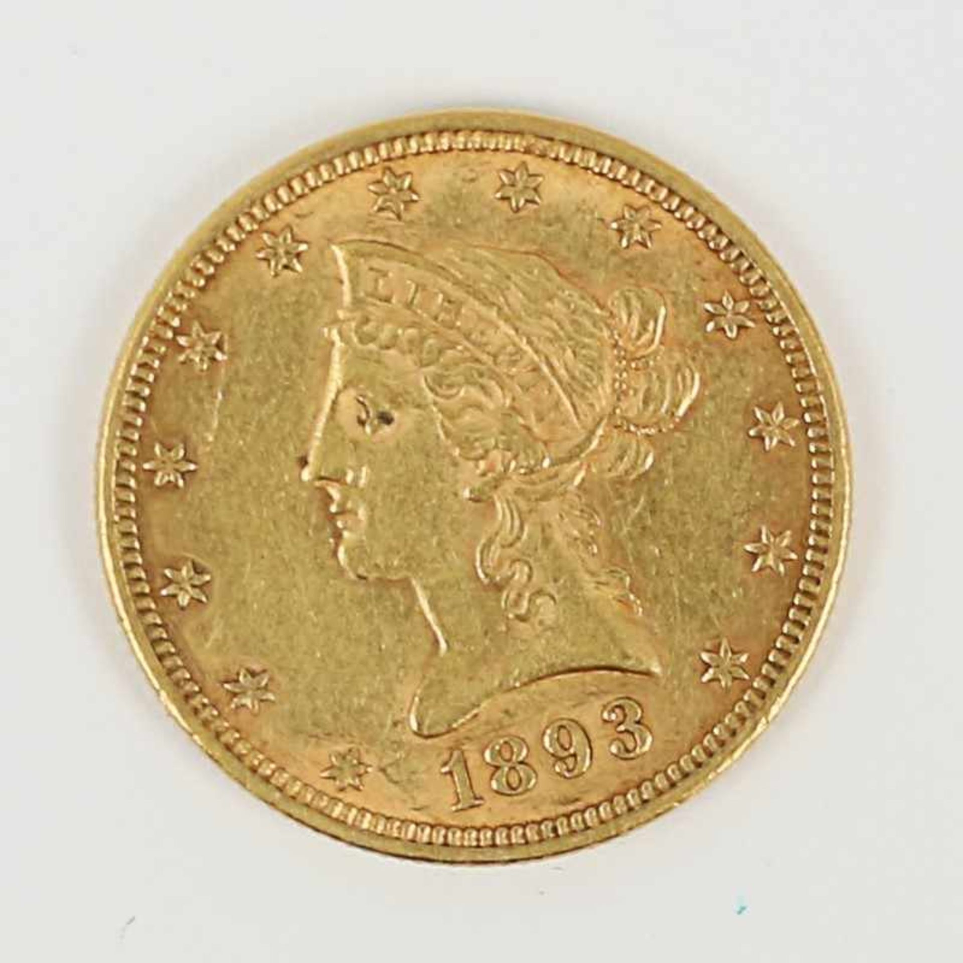 Gold USA - 10 Dollar 1893 American Liberty Head, D 27 mm, G 15g, vz