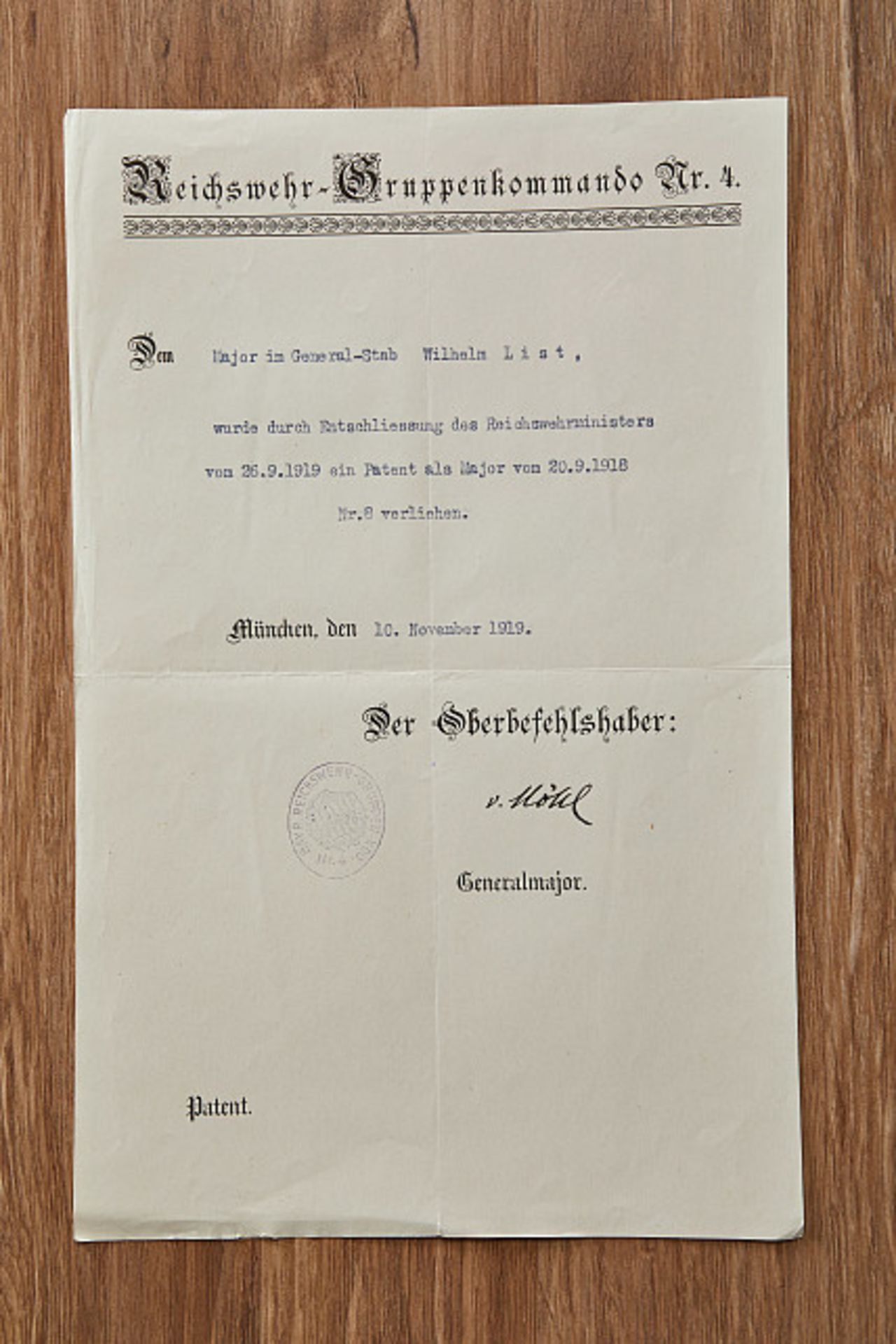 Deutsches Reich 1933 - 1945 - Heer - Generalität : Generalfeldmarschall Wilhelm List - Konvolut - Image 8 of 8