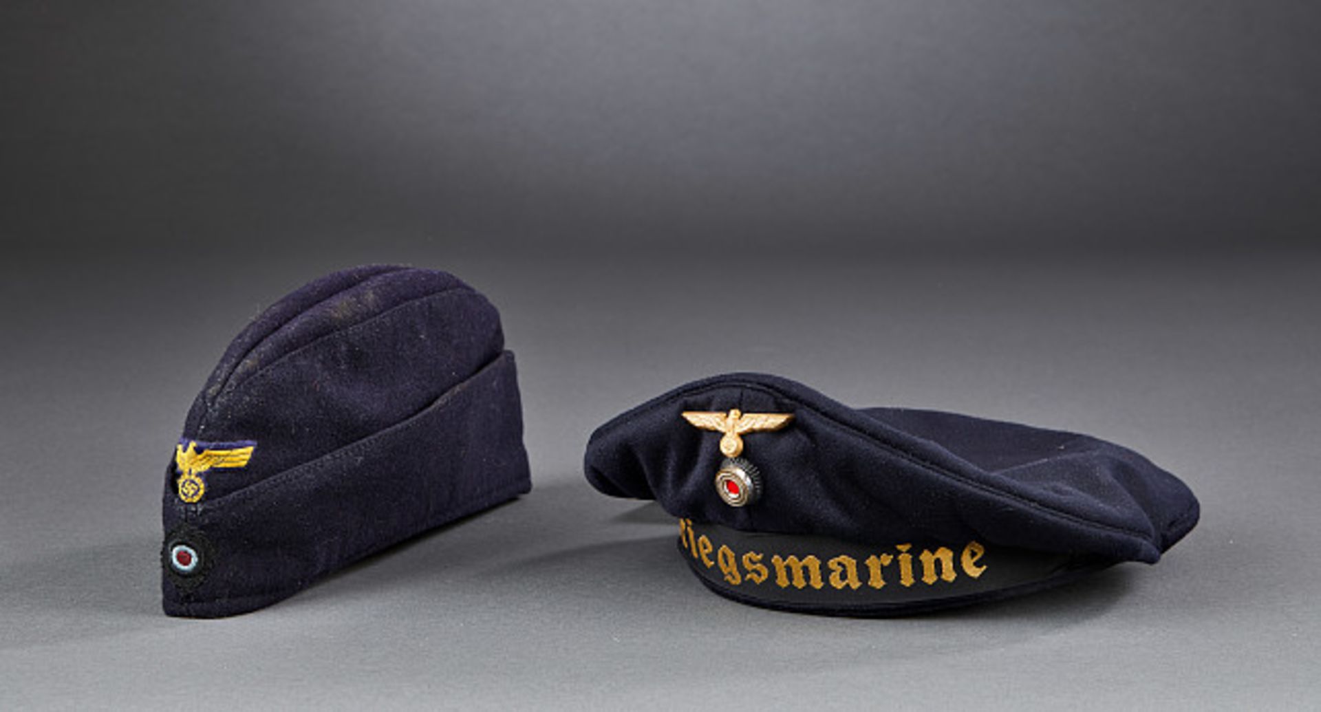 Deutsches Reich 1933 - 1945 - Kriegsmarine - Uniformen : Navy Enlisted/NCO Side Cap. Navy Enlisted/