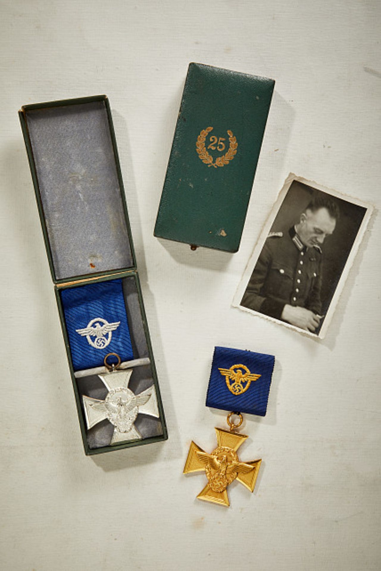 Deutsches Reich 1933 - 1945 - Polizei : Police Long Service Medal Group. Police Long Service Medal