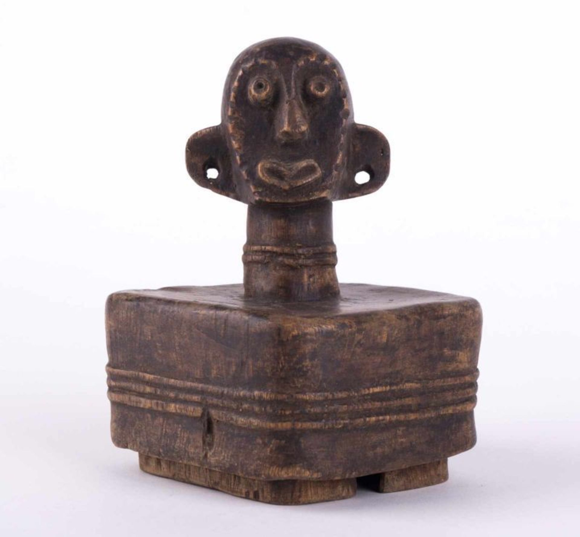 Figur Afrika - ca. 20,5 x cm x 13,5 cm x 13,5 cm - - Provenienz: Alte [...] - Bild 2 aus 8