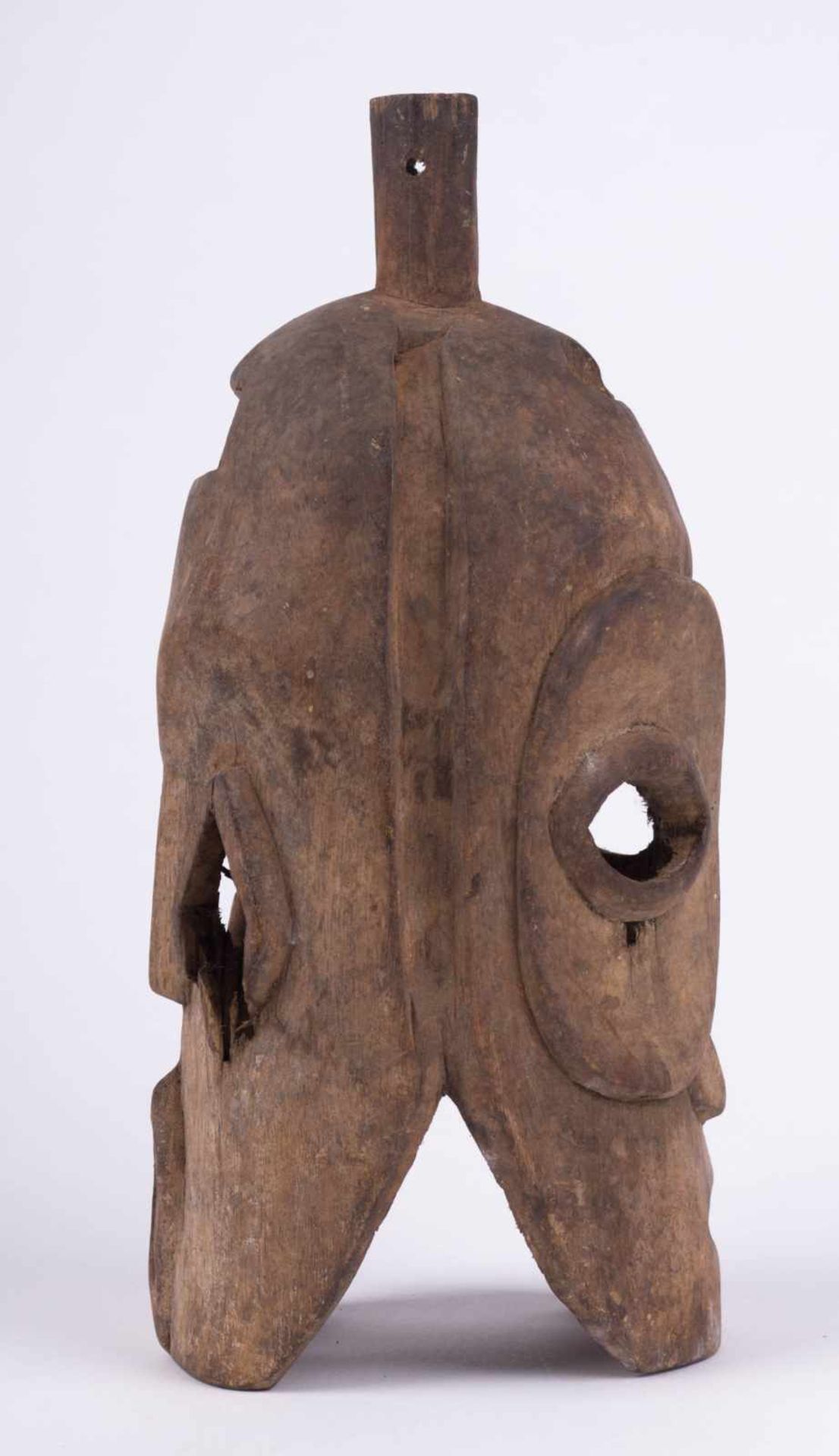 Zaire KALUNGA Mask(Rega Tribe) - ca. H: 29 cm, Ø 12,5 cm - - Provenienz: Alte [...] - Bild 7 aus 8